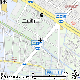 金沢丸善カーケアステーション二口ＳＳ周辺の地図