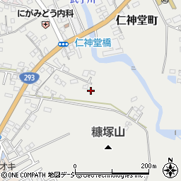 栃木県鹿沼市仁神堂町40周辺の地図