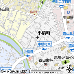 石川県金沢市小橋町周辺の地図