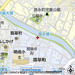 石川県金沢市瓢箪町10-2周辺の地図