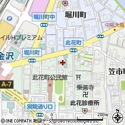ホテルマイステイズ金沢キャッスル周辺の地図