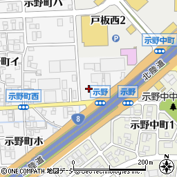 石川県金沢市示野町ニ403周辺の地図