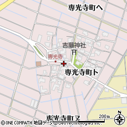 石川県金沢市専光寺町ト107周辺の地図