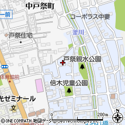 栃木県宇都宮市戸祭町2137-1周辺の地図