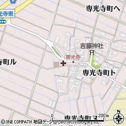 石川県金沢市専光寺町ト115周辺の地図