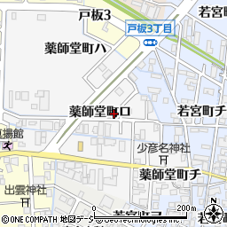 石川県金沢市薬師堂町ロ114周辺の地図