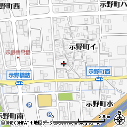 石川県金沢市示野町イ68周辺の地図