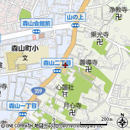 石川県金沢市山ノ上町周辺の地図