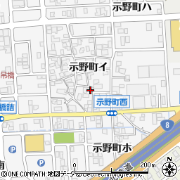 石川県金沢市示野町イ31周辺の地図