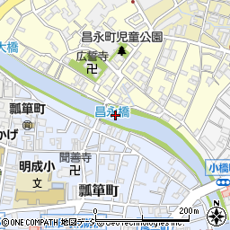 昌永橋周辺の地図