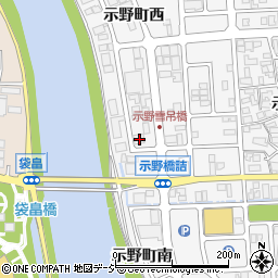 石川県金沢市示野町西29周辺の地図