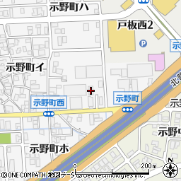 石川県金沢市示野町ニ72周辺の地図