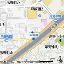 石川県金沢市示野町ニ周辺の地図