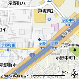 石川県金沢市示野町（ニ）周辺の地図