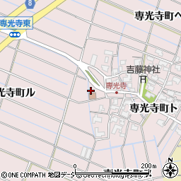 石川県金沢市専光寺町ト113周辺の地図