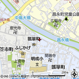 金沢和信堂周辺の地図