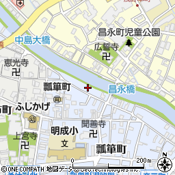 石川県金沢市瓢箪町10-9周辺の地図