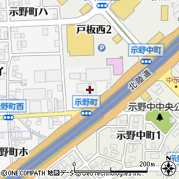 石川県金沢市示野町ニ79周辺の地図