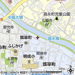 石川県金沢市瓢箪町10-10周辺の地図