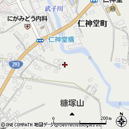 栃木県鹿沼市仁神堂町周辺の地図