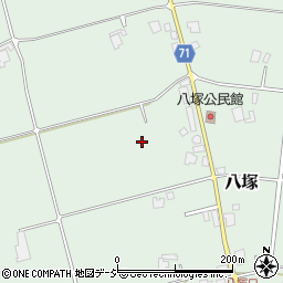 富山県南砺市八塚周辺の地図