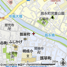 石川県金沢市瓢箪町10-11周辺の地図