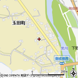 栃木県鹿沼市玉田町70周辺の地図