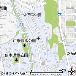 栃木県宇都宮市戸祭町3059-6周辺の地図