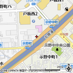 石川県金沢市示野町ニ82周辺の地図