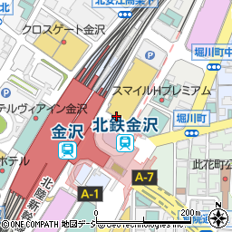 石川県金沢市木の新保周辺の地図