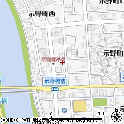 石川県金沢市示野町西59-2周辺の地図