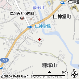 栃木県鹿沼市仁神堂町38-4周辺の地図