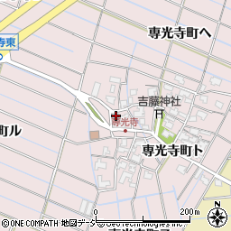 石川県金沢市専光寺町ト111周辺の地図