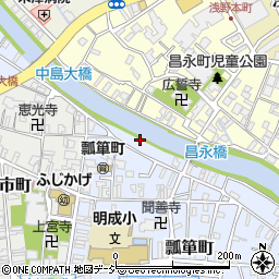 石川県金沢市瓢箪町10周辺の地図