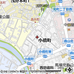 石川県金沢市小橋町13周辺の地図
