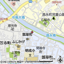 石川県金沢市瓢箪町10-14周辺の地図