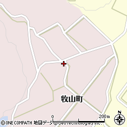 石川県金沢市牧山町ニ周辺の地図