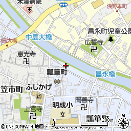 石川県金沢市瓢箪町10-15周辺の地図