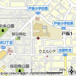 石川県金沢市桜田町ク周辺の地図