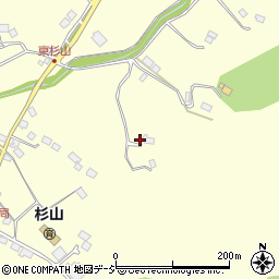 栃木県芳賀郡市貝町杉山615周辺の地図