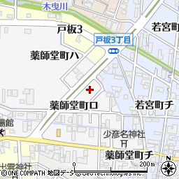 石川県金沢市薬師堂町ロ108周辺の地図