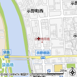石川県金沢市示野町西42周辺の地図
