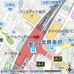 スターバックスコーヒー 金沢百番街Rinto店周辺の地図
