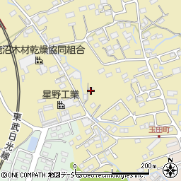 栃木県鹿沼市玉田町629周辺の地図