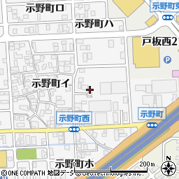 石川県金沢市示野町ニ61周辺の地図