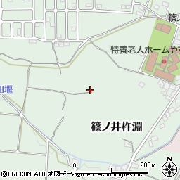 長野県長野市篠ノ井杵淵284-1周辺の地図