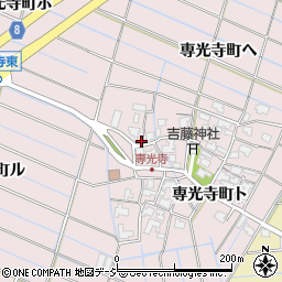 石川県金沢市専光寺町ト16-1周辺の地図