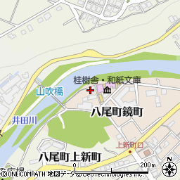 富山県富山市八尾町鏡町686周辺の地図