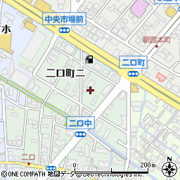 石川県金沢市二口町周辺の地図