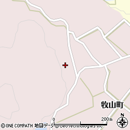 石川県金沢市牧山町チ周辺の地図